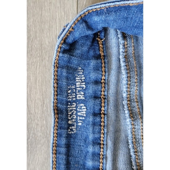 American Original Rewash #bemore Distressed Blue Jeans Size 3/26 - Picture 11 of 11